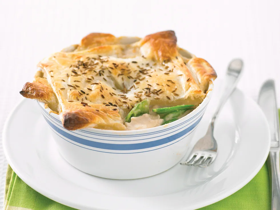Small pleasures - thai chicken pie