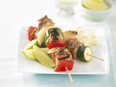 Smart spice - Ginger Pork Skewers with Wasabi Mash