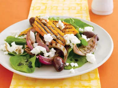 Char-grilled pumpkin salad