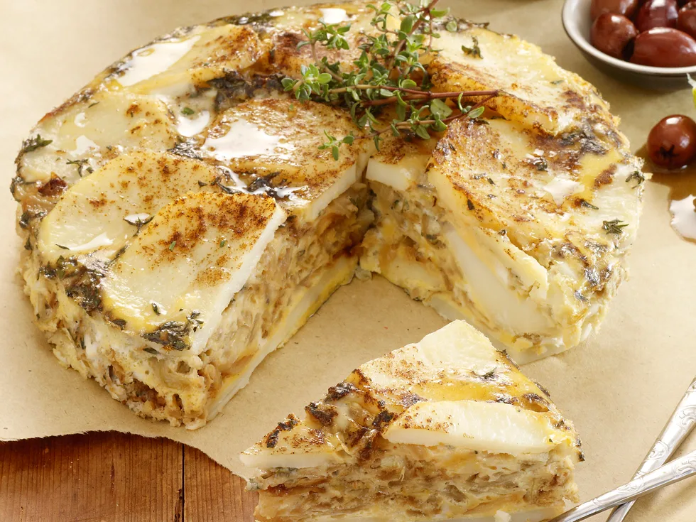 Spanish bites - potato tortilla