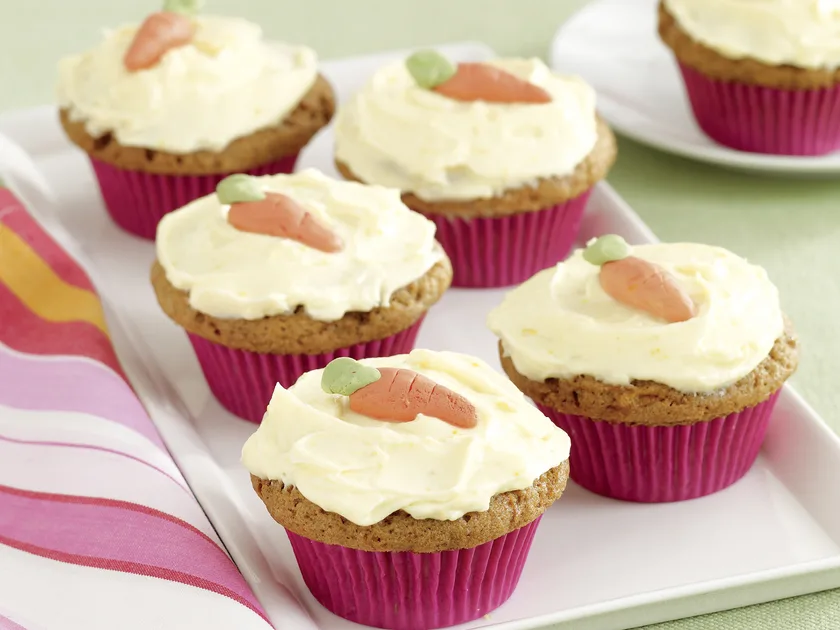 Star performers - carrot cupcakes