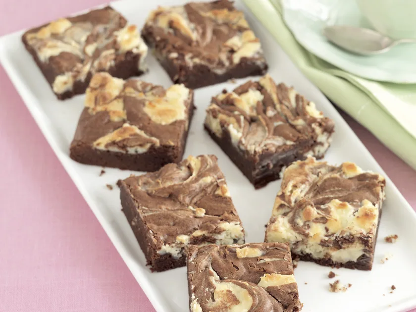 Marbled cheesecake brownies