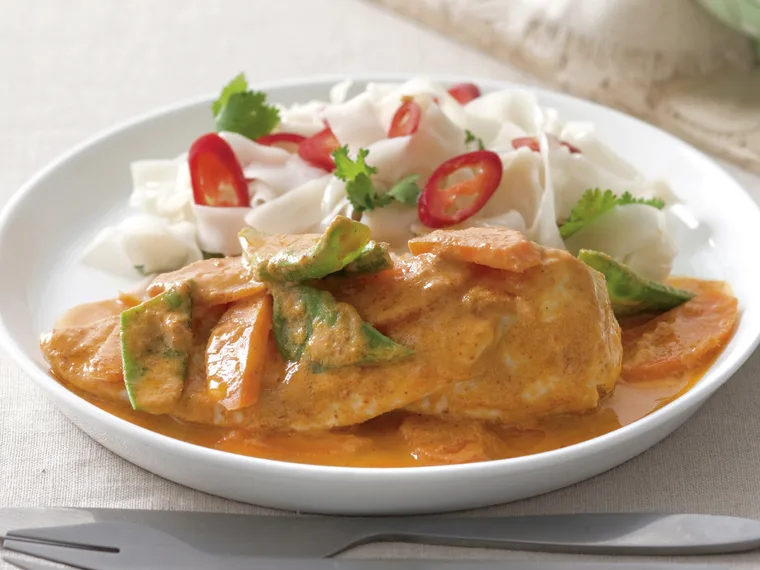 Steam power - Chicken Curry Parcels
