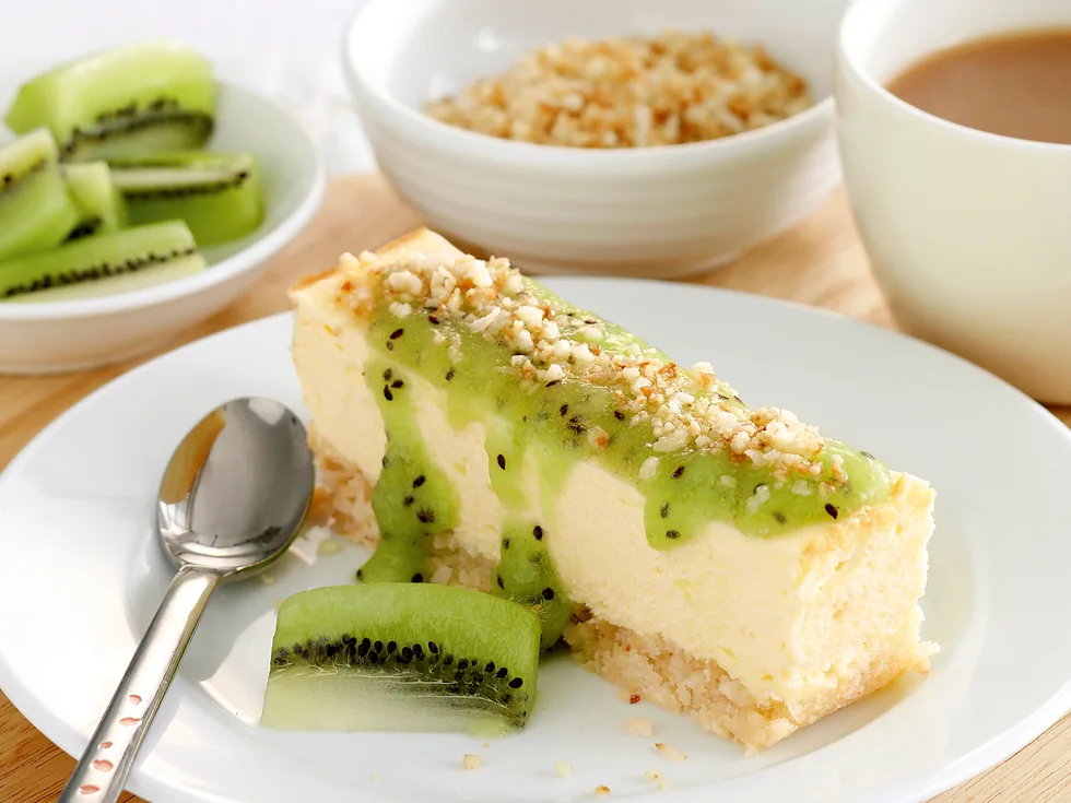 Sweet ideas - Almond and coconut cheesecake