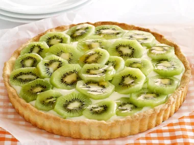 Sweet ideas - Kiwifruit custard tart
