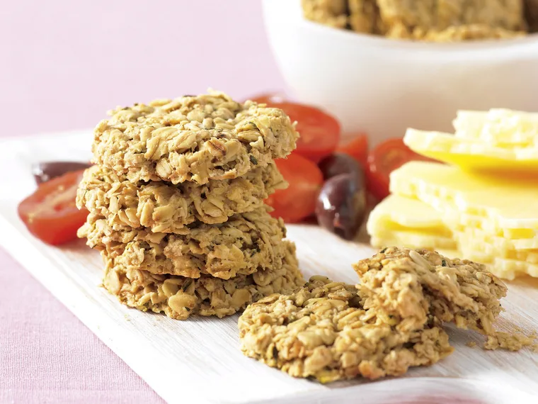 Sweet surprise - Cheese and oregano oat biscuits