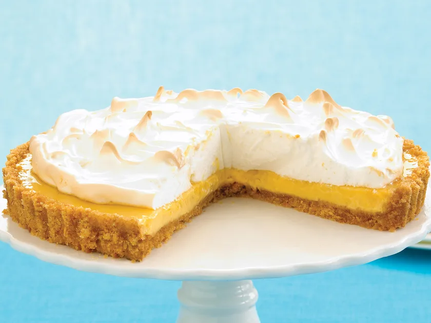 Key lime pie with a meringue topping recipe