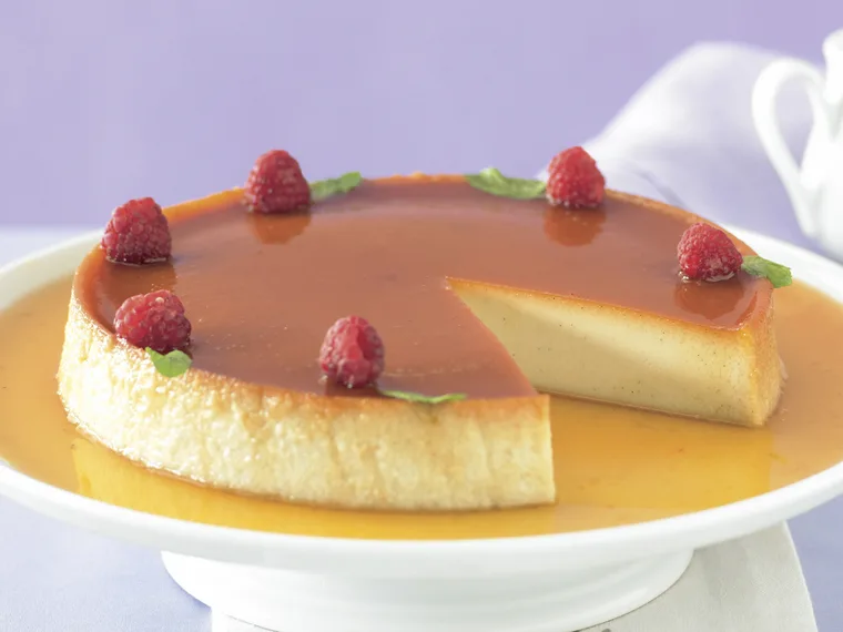 sweets toffee, Golden oldie - Baked coconut custard