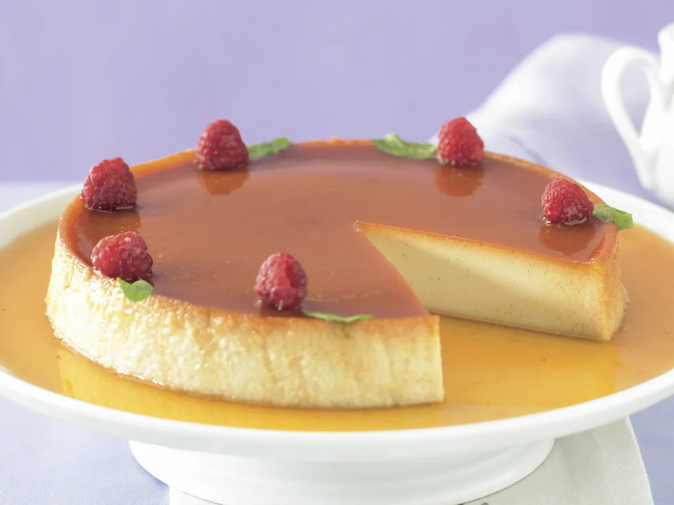 sweets toffee, Golden oldie - Baked coconut custard
