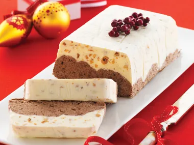 Frozen Chocolate and hazelnut Slice