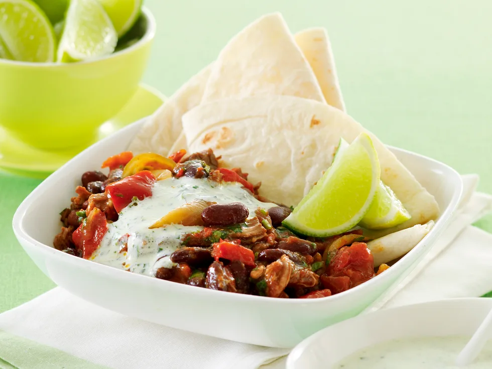 Take a tub of Yogurt - It's a natural - Chilli Con Carne