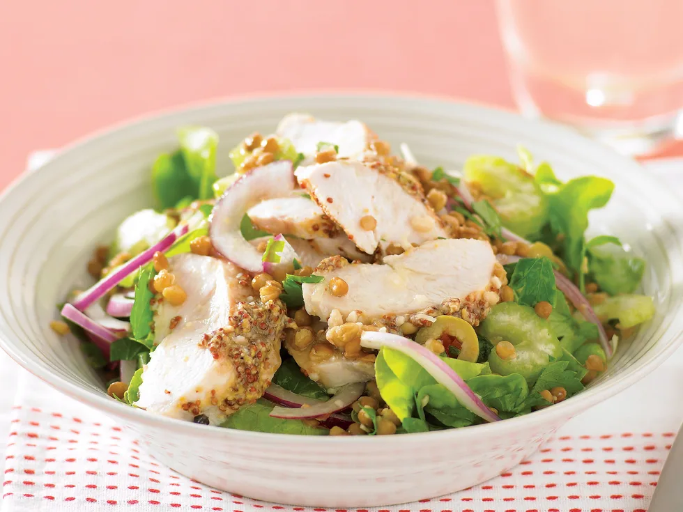 Take heart - Warm Chicken and Lentil Salad