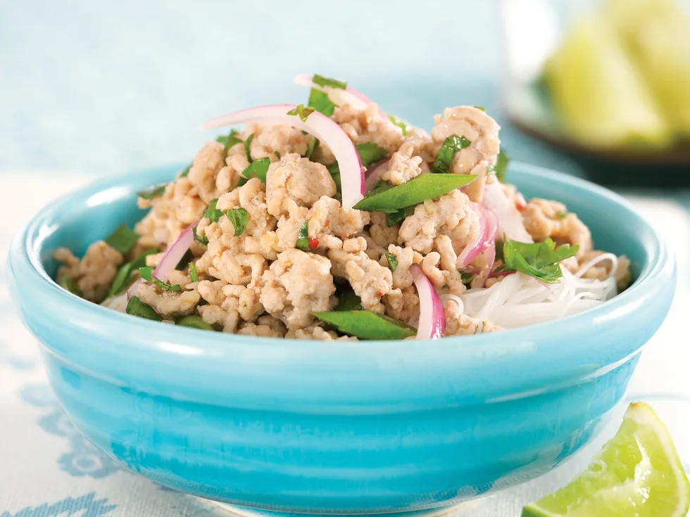Pork and Bean Larb Salad
