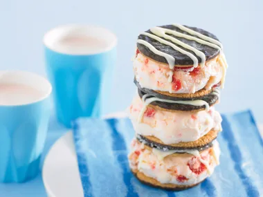 Cassata Ice-cream Sandwiches