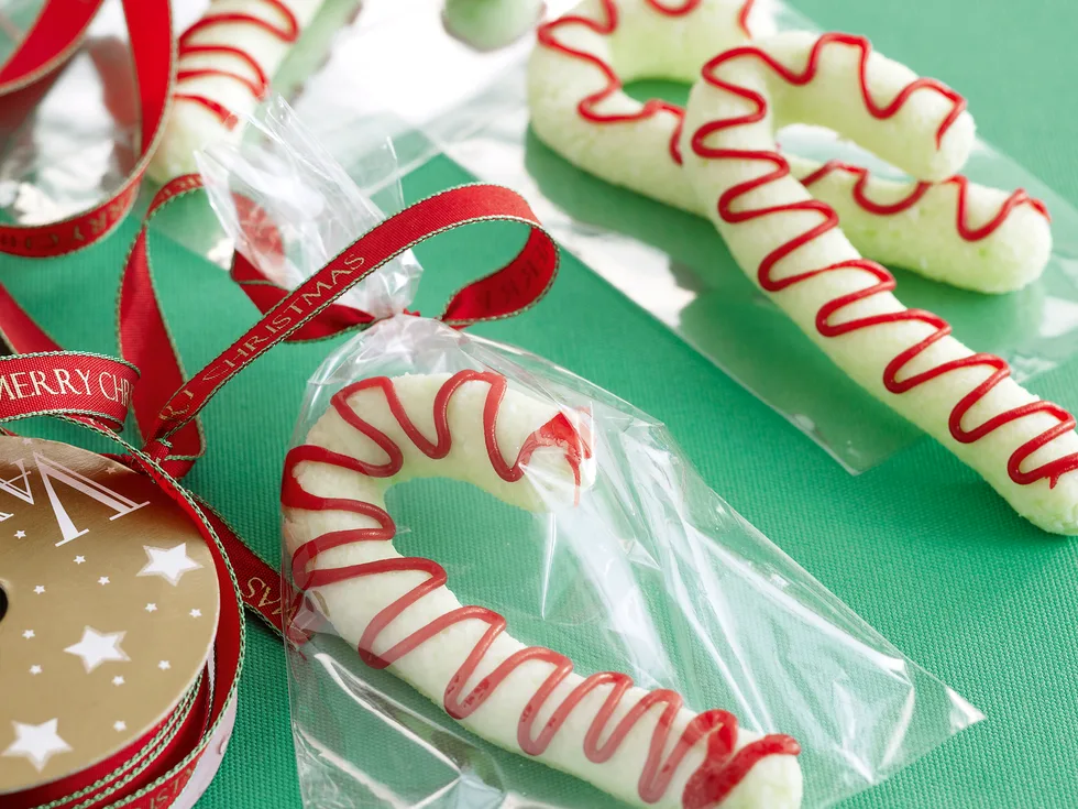 Coconut Ice Candy Canes