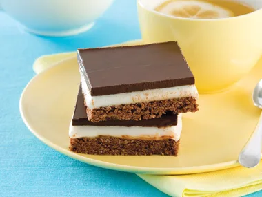 Chocolate Peppermint Slice