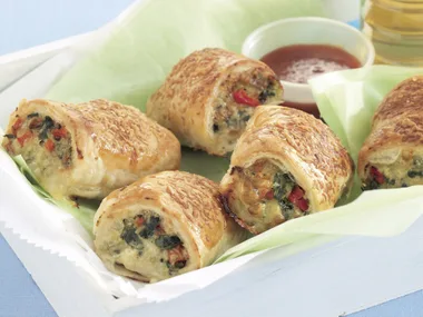 Cheesy Pork Rolls