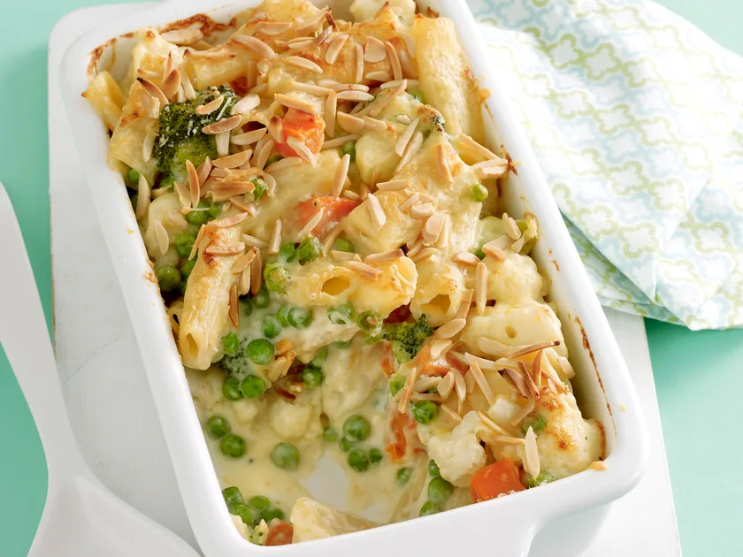 Vegetable pasta bake