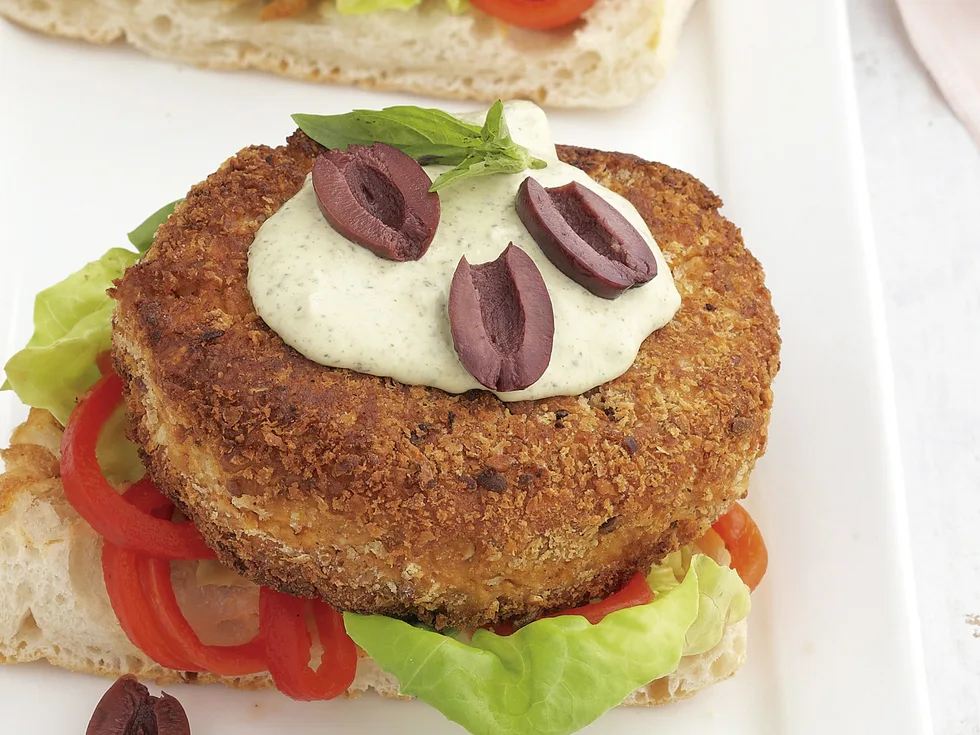 Ricotta and Walnut Burgers