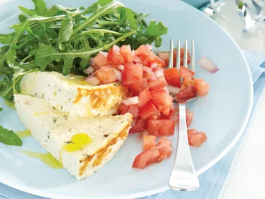 Baked Ricotta With Fresh Tomato Salsa