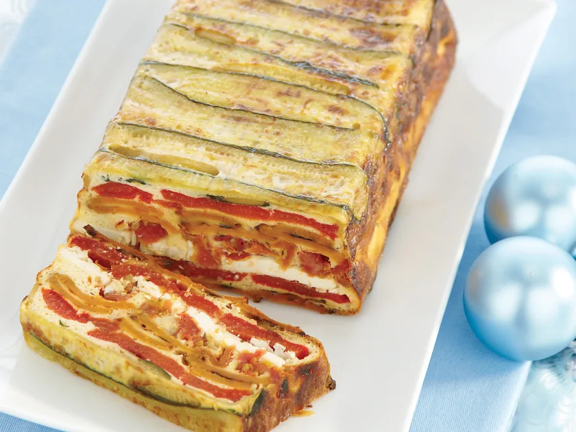 Layered vegie terrine