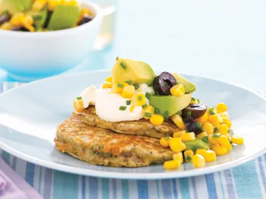 Hazelnut Pancakes with Salsa