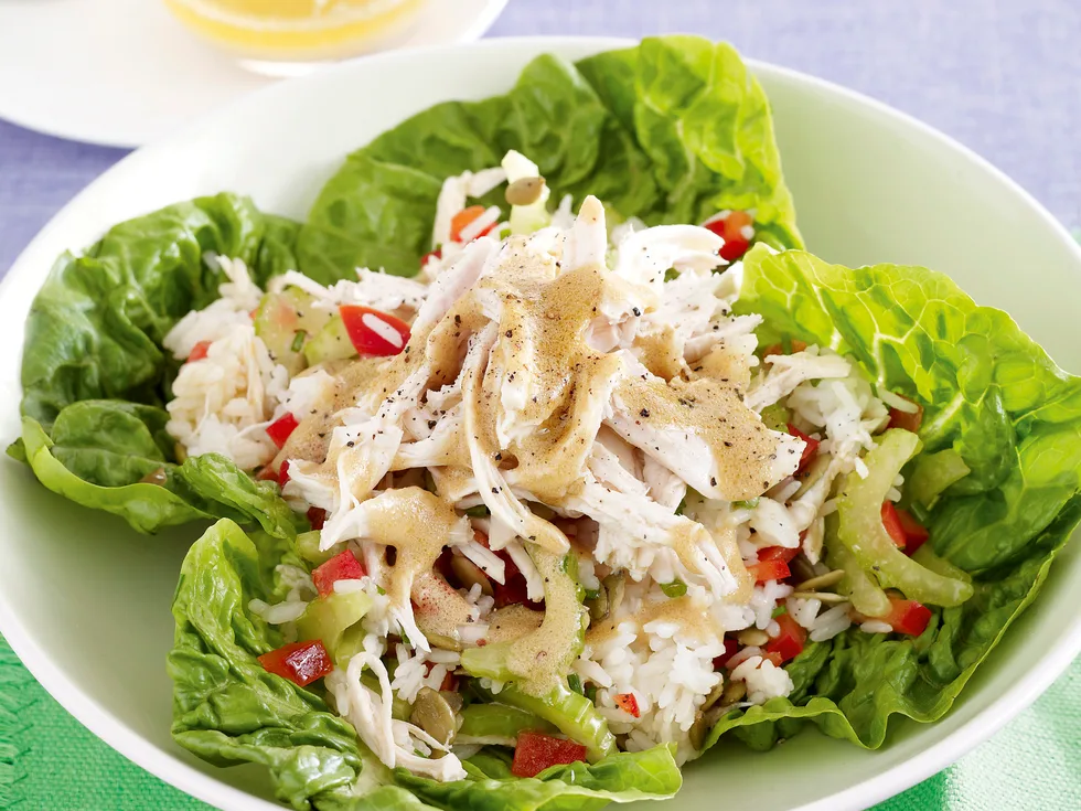Orange Chicken and Pepita Salad