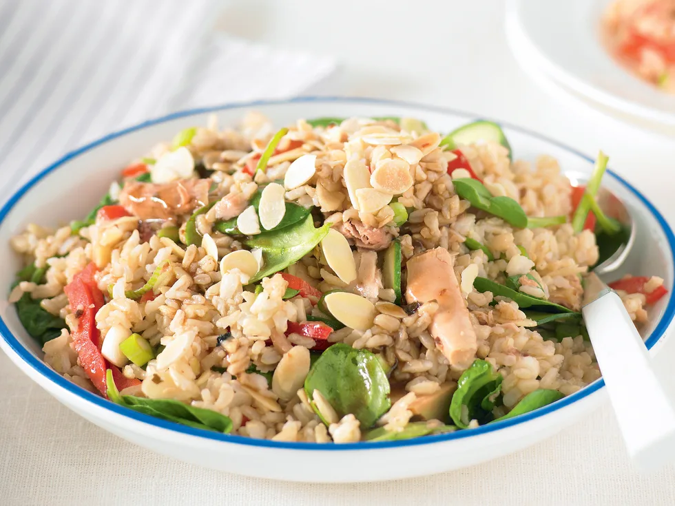 Balsamic Tuna and Rice Salad