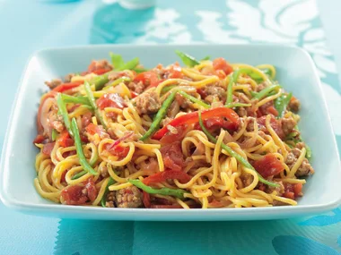 Chilli Pork with Noodles