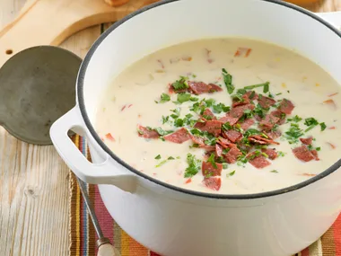 Corn and Salami Chowder
