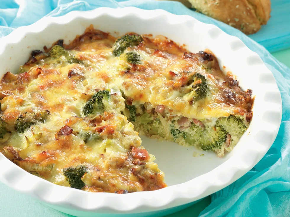 Weekly Meal Planner - Budget Meals - Leek and Bacon Flan