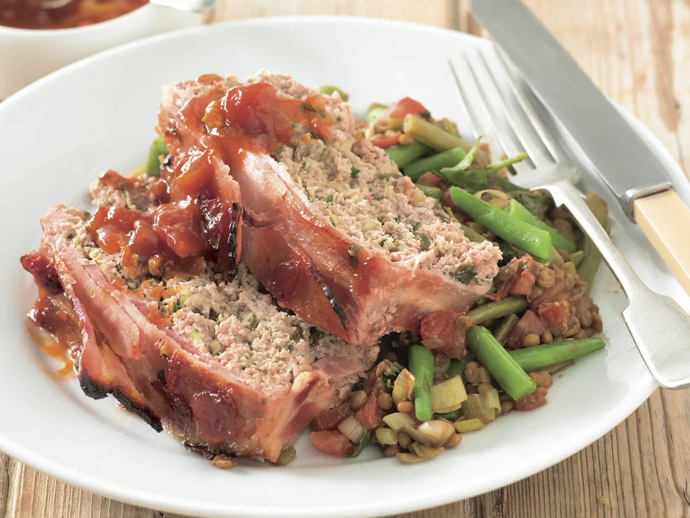 Chutney Glazed Meatloaf
