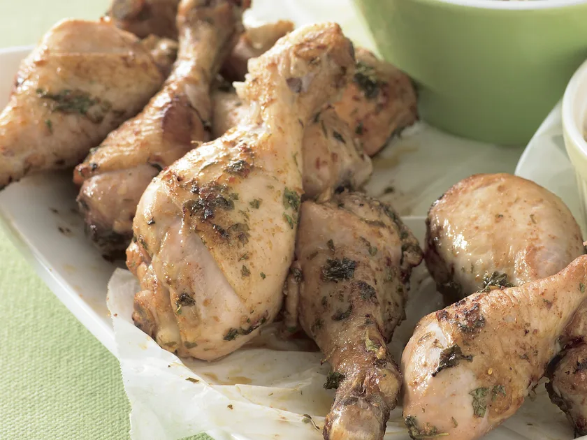 Spiced chicken with almond mayo