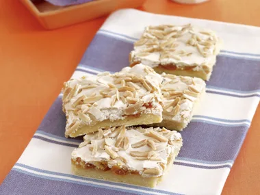 Apricot and Almond Meringue Slice