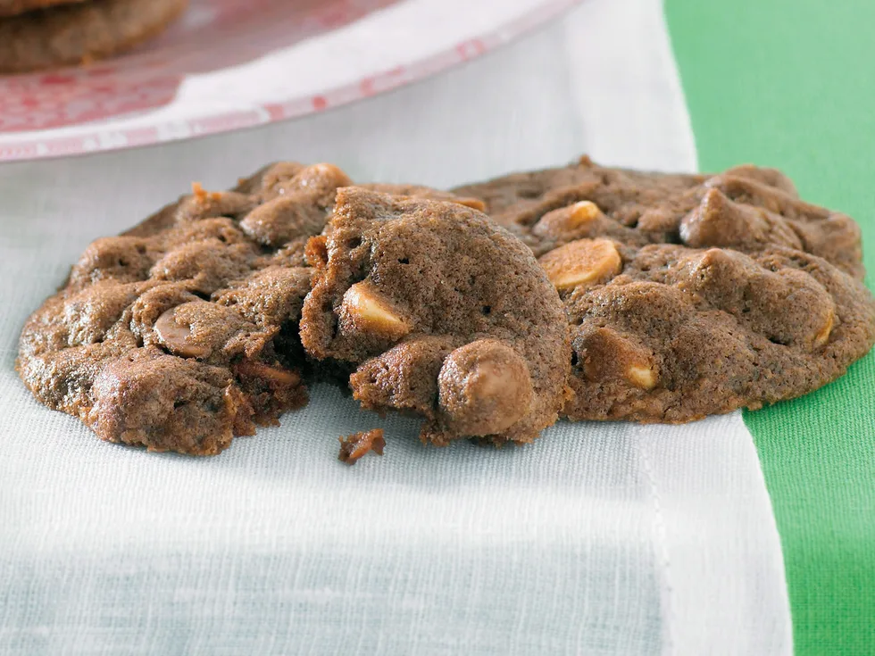 Triple Choc Chip Cookies