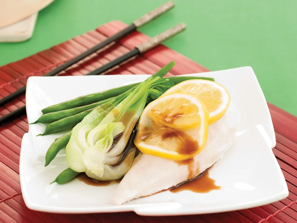 Steamed Chicken with Oyster Sauce