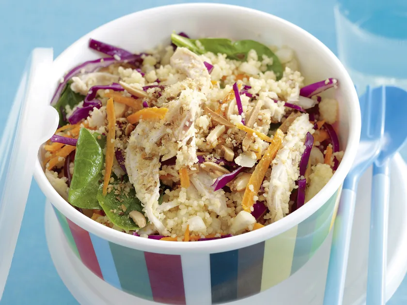 Dukkah chicken couscous