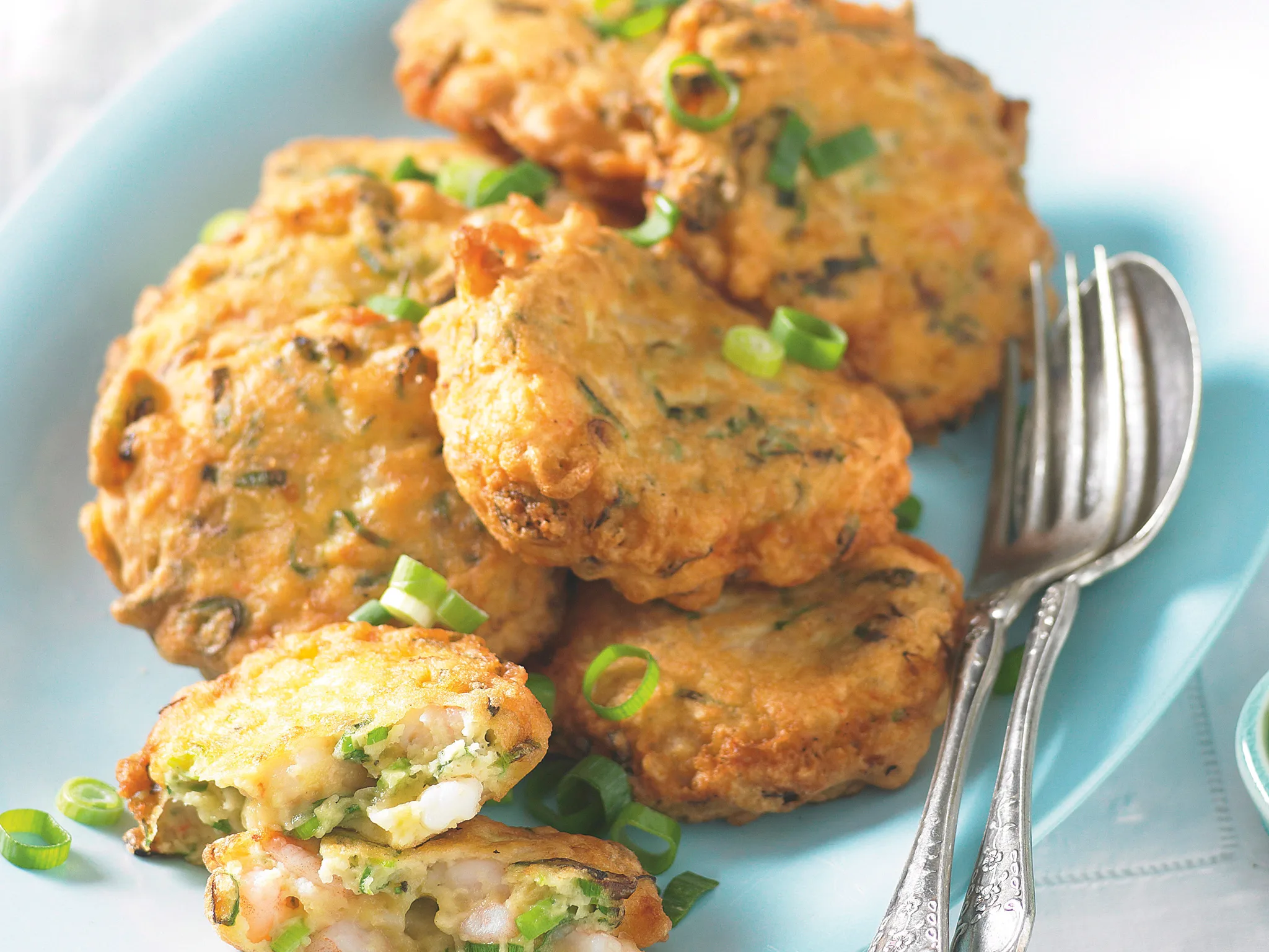 Prawn and Green Onion Patties