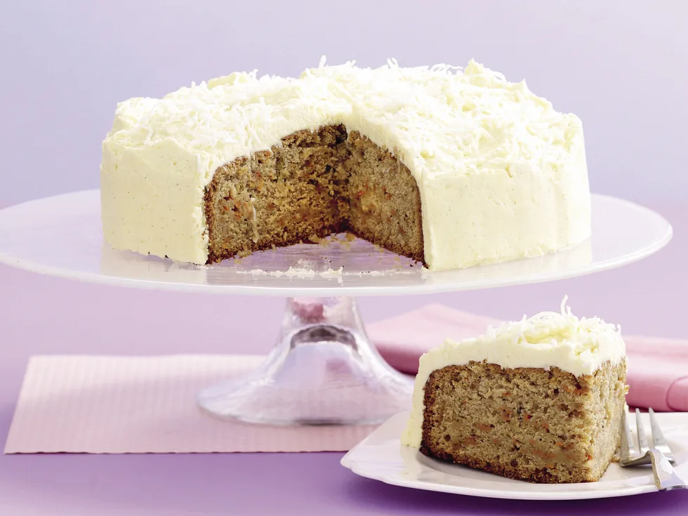 Carrot Cake with Coconut Buttercream