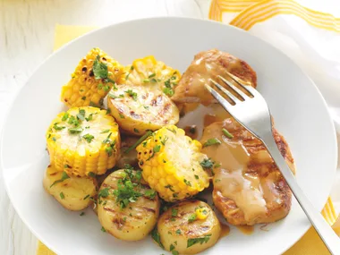 Barbecued Pork with Maple Glaze