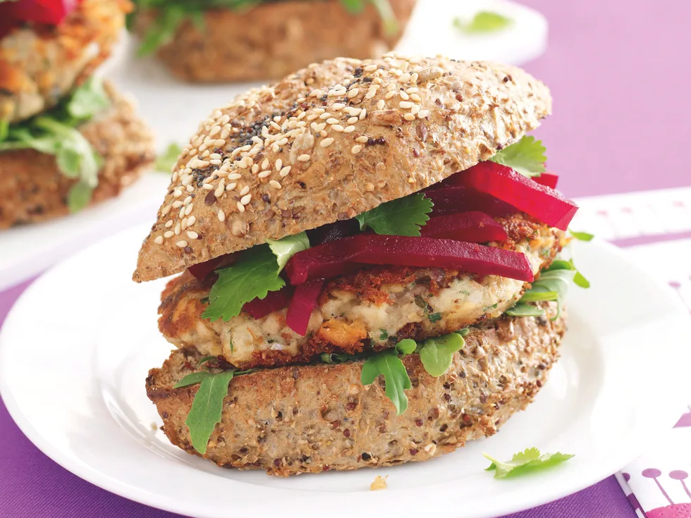 Gingered Salmon Burgers
