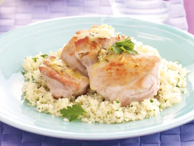 Grilled Chicken with Lemon and Cumin Couscous