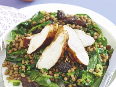 Paprika Chicken with Lentils