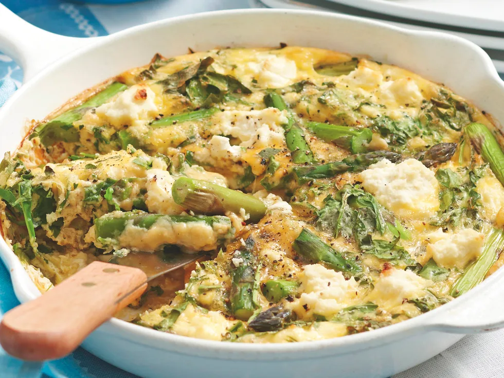 Asparagus and Ricotta Frittata