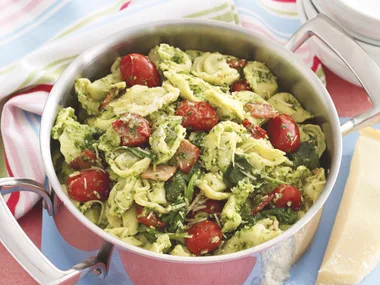 Bacon and Parsley Pesto Tortellini