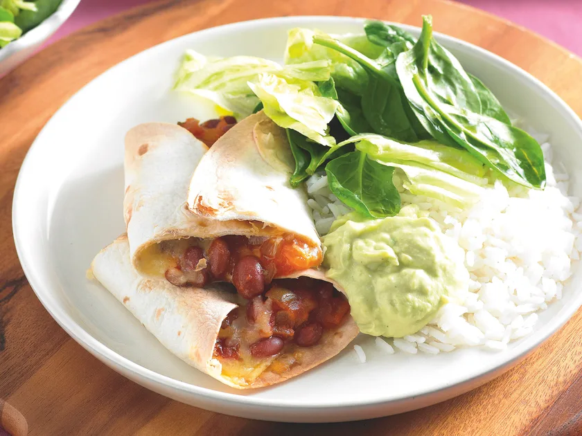 Bean enchiladas