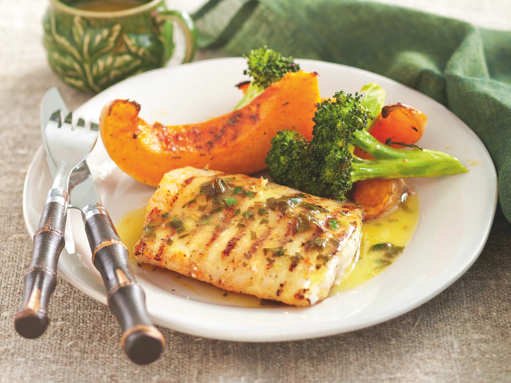 Cajun Fish with Lemon Sauce