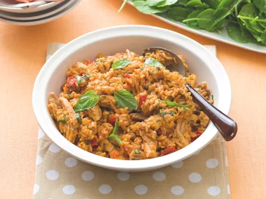 Chicken and Semi-dried Tomato Pilaf