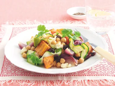 Cumin Roast Vegie and Chickpea Salad