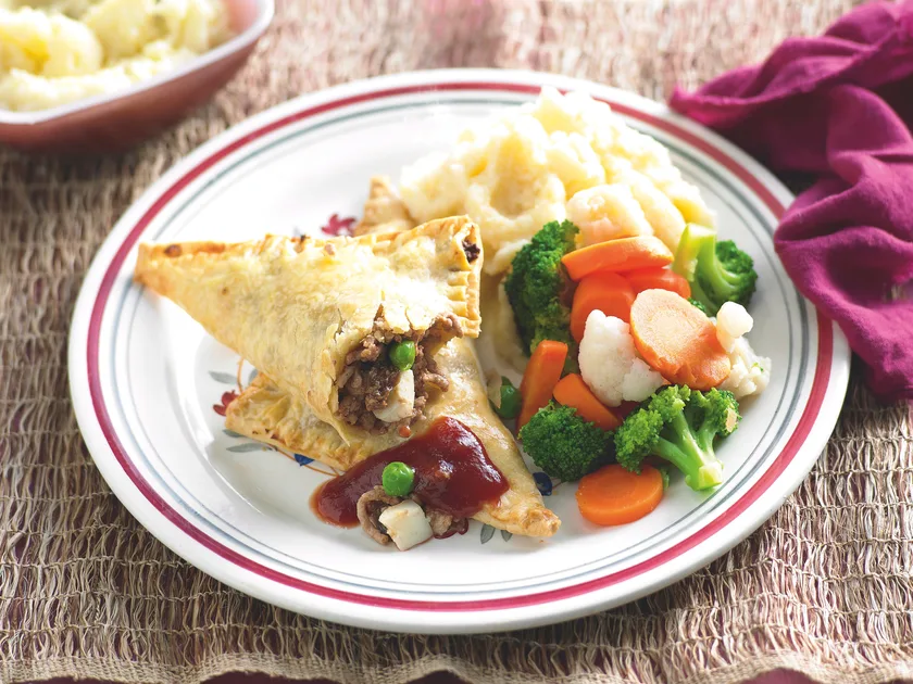 Pork and sultana pasties